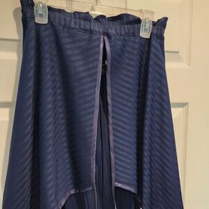 Moresca Khadija Blouse/Overskirt Navy - Renaissance Fantasy Clothing